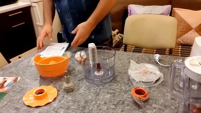 Кухонный комбайн Philips HR 7510 распаковка красавчика! смотреть онлайн