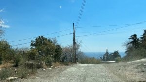 Ялта. От приюта «Ковчег» по ЮБШ (южно-бережное шоссе). Поворот на Дарсан. Август 2024. Crimea. Yalta