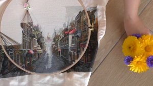 3. Мои мучения с работой "Город для двоих" ("НОВА СЛОБОДА")// Вышивка крестиком//