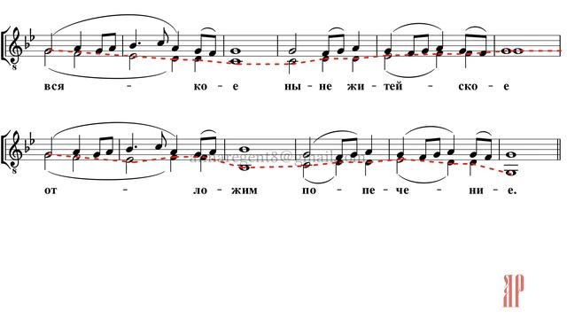 ХЕРУВИМСКАЯ ПЕСНЬ, Свияжская - Альтовая партия смотреть онлайн