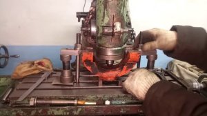 Один из способов установки детали на фрезерный станок.