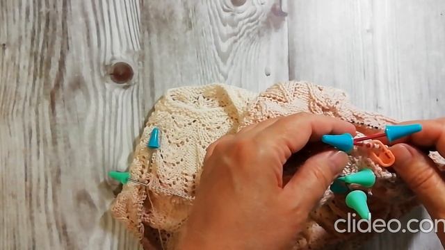 Кофточка из пряжи Ализе дива омбре батик. Продвижение процесса - вязание ростка и рукавов. смотреть онлайн