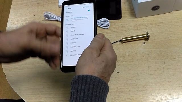 Wi-Fi видеоглазок с датчиком движения смотреть онлайн