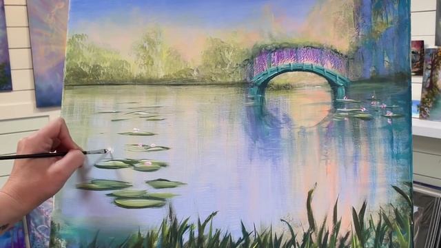 How To Paint A Boat In A Waterlily Pond смотреть онлайн