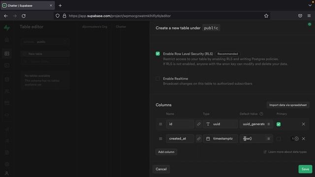 Create a Supabase Project with a Table and Example Data смотреть онлайн