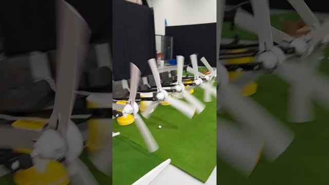 Mini Golf Through 10 Spinning Fans!!