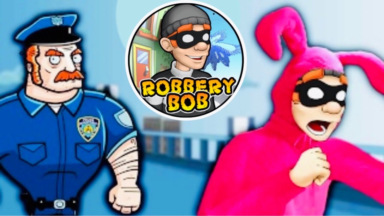 ROBBERY BOB ГРАБИТЕЛЬ БОБ #10! КРУТОЕ ОГРАБЛЕНИЕ! ВИДЕОИГРА ОНЛАЙН! КРОЛИК БОБ