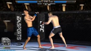 UFC #1 Геймплей Прохождение Gameplay iOS Android gameplay Нэйт Диаз Демонстрация бойца