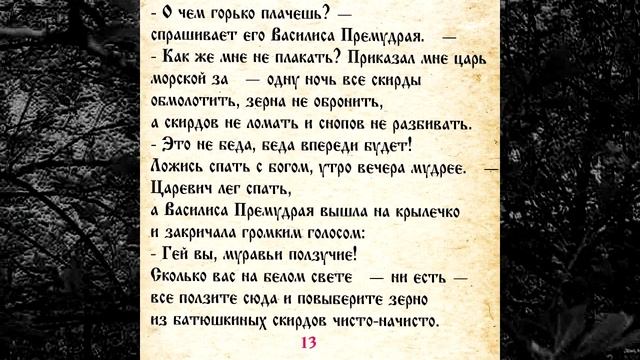 СКАЗКА 055 МОРСКОЙ ЦАРЬ И ВАСИЛИСА ПРЕМУДРАЯ смотреть онлайн