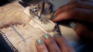 шьем застежку для пуговицы