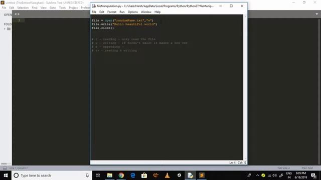 File Manipulation with Python