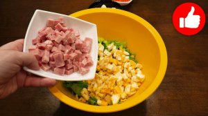 Салат «Гости в шоке из чего же он!» А вкусный какой!