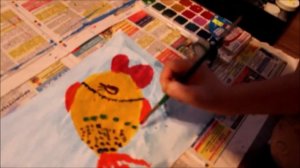 Рисуем акварелью и гуашью в 6 лет.Настины рисунки.