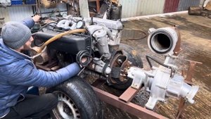 Мотопомпа Мерседес ОМ603. Насос ПН-40