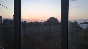 4 утра. Вид из окна. База отдыха Сулак.
