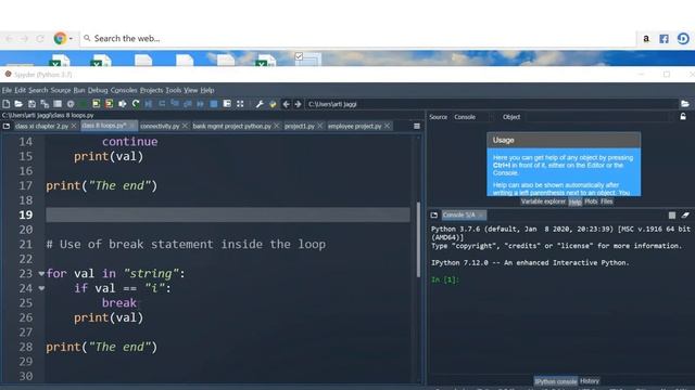 LOOPS  in PYTHON-PYTHON Loops Tutorial-PYTHON FOR Loop-WHILE Loop PYTHON-PYTHON  for Beginners