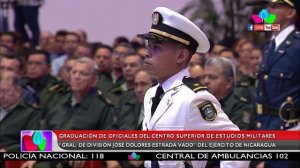 Ejército de Nicaragua realiza XXIV graduación de oficiales del Centro Superior de Estudios Militare