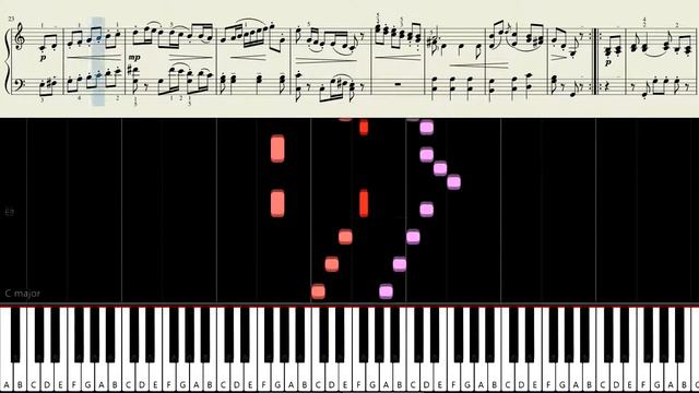 Minuet [Luigi Boccherini] | Classic Piano Tutorial (Easy) смотреть онлайн