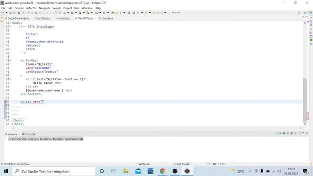 Java EE JSTL Grundlagen  | Java EE Tutorial deutsch