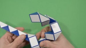 Змейка Рубика Квадратный зигзаг Rubik`s Snake Square zigzag