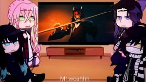Demon Slayer React to Tanjiro vs Hantengu || Demon Slayer || Gacha Club ?