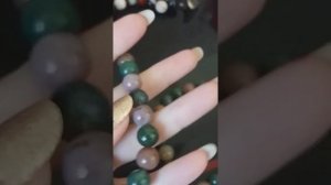 Свойства агата. Продажа бус и браслета из индийского агата.