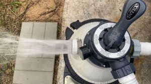 Бассейн Песочный фильтр промывка