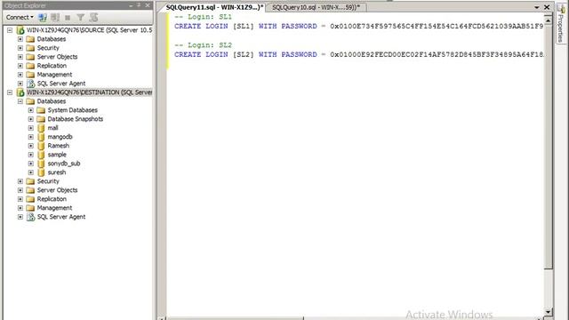 Transfer Logins in SQL Server (Primary to Secondary Server ) смотреть онлайн
