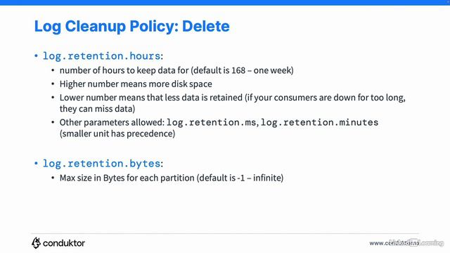 13.4_Log cleanup delete - Advanced Topics Configurations смотреть онлайн