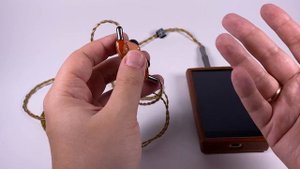 Kinera Baldr 2 earphones — sacred wood