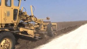 Последняя грейдерная работа по строительству дороги ЕЛИМ- Баурчи 11 08 16