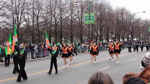 День Святого Патрика в городе Чикаго