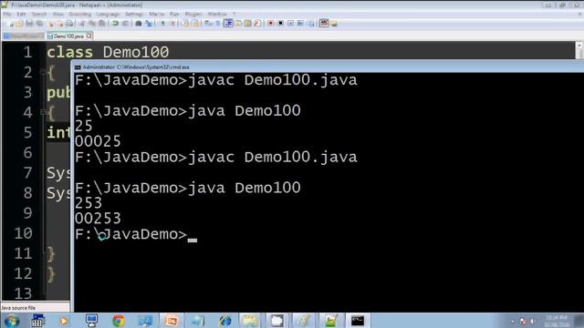 Lecture 46 printf method in java PART 8 in hindi смотреть онлайн