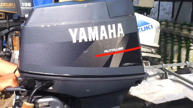 2001 Yamaha 30 hp outboard motor 2 stroke (dwusuw) смотреть онлайн