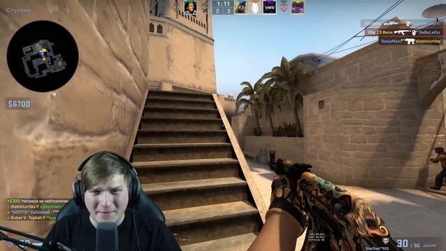 ИГРАЮ НА САМОЙ ДЕШЕВОЙ ИГРОВОЙ КЛАВИАТУРЕ И МЫШИ В CS:GO смотреть онлайн