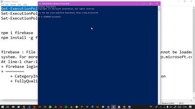 FireBase Login error in Vscode editor || Command Error in npm || Mr Programmer