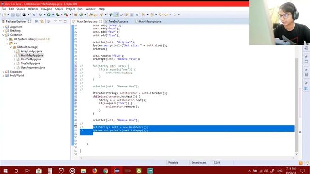 Day 21: I learn Java! Data Structure - Set. (Part 3) | DevCon