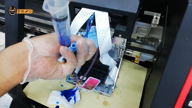 تعلم الطريقة الكاملة والصحيحة في تركيب هدود الطابعات  complete and correct way to install head ?? смотреть онлайн