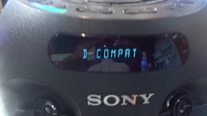 Sony MHC-V02 High Power Audio System with BLUETOOTH Technology - real display video