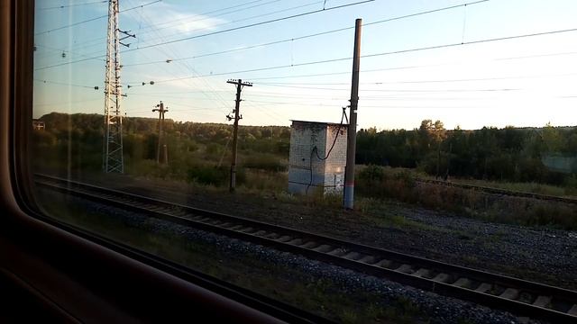 Скорый поезд №66Й Москва – Тольятти часть 12, Прибытие и Отправление Барыш смотреть онлайн