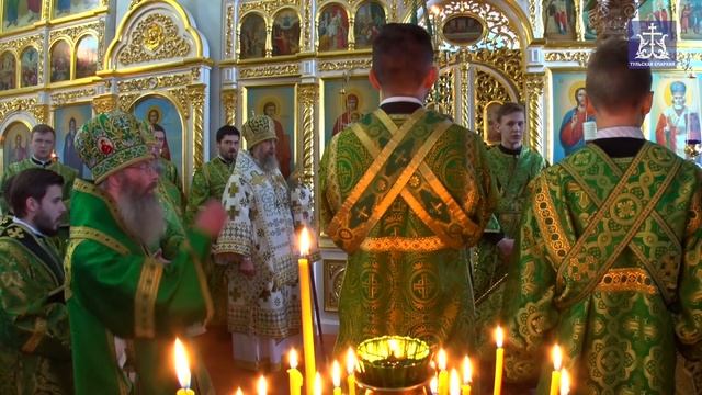 Литургия в день памяти Макария Жабынского(Тульская митрополия, 2019) смотреть онлайн