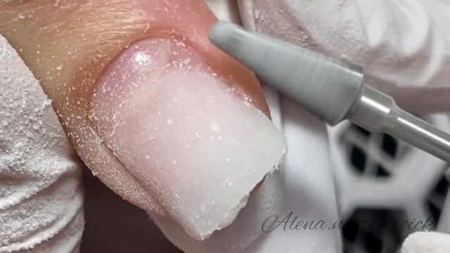 Укрепление ногтей акригелем #ногти #маникюр #гельлак #аппаратныйманикюр