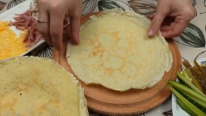Закусочные рулеты из простых продуктов . Начинки для закусок
