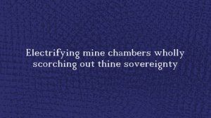 The Mind Electric by Miracle Musical Lyrics (no flashing, no reverse)