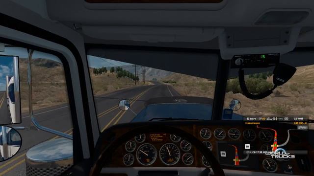Виртуальный Дальнобой в игре American Truck Simulator TruckersMP Multiplayer смотреть онлайн