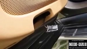 Как установить Подсветку дверей с логотипом в штатное место для Porsche Cayenne 958