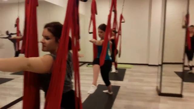 Aerial yoga class ~Eva_Yo. Maykop смотреть онлайн