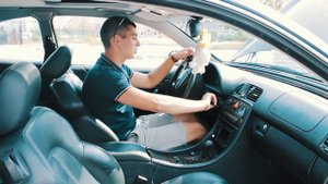 Mercedes CLK 200 W208 НА ПРЯМОТОКЕ - Тест драйв