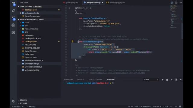 Webpack base config and Dev Config #07 смотреть онлайн