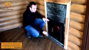 Банная Печь-каменка SAGA 20 TS 1 KASTOR + дымоход. Проект бани из оцилиндрованного бревна.